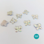 Decorative Strass Butterflies - Crystal Decorative Strass Butterflies - Crystal
