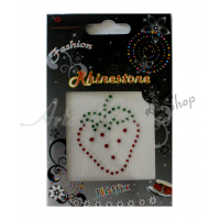 Applicazioni Strass Hot-fix - Fragola Applicazioni Strass Hot-fix - Fragola