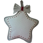 Adorno Navideño para Puerta - Estrella para Bordar Adorno Navideño para Puerta - Estrella para Bordar