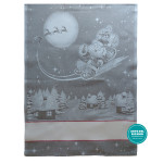 Strofinaccio Babbo Natale con Slitta - Tortora Strofinaccio Babbo Natale con Slitta - Tortora