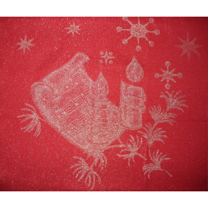 Paño de Cocina Navideño Rojo - Canciones de Navidad