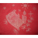 Red Stitchable Kitchen Towel - Christmas Songs Red Stitchable Kitchen Towel - Christmas Songs