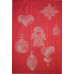 Stitchable Kitchen Towel - Colour Red - Gold Angel