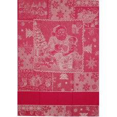 Strofinaccio Natalizio Rosso - Babbo Natale Strofinaccio Natalizio Rosso - Babbo Natale