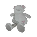 Oso con Babero Decorativo para Bordar - Rosa Oso con Babero Decorativo para Bordar - Rosa