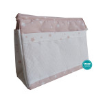 Busta Nécessaire per Neonato da Ricamare - Stelle Rosa Busta Nécessaire per Neonato da Ricamare - Stelle Rosa
