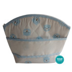 Baby Necessaire Bag to Cross Stitch - Light Blue with Teddy Bears Baby Necessaire Bag to Cross Stitch - Light Blue with Teddy Bears
