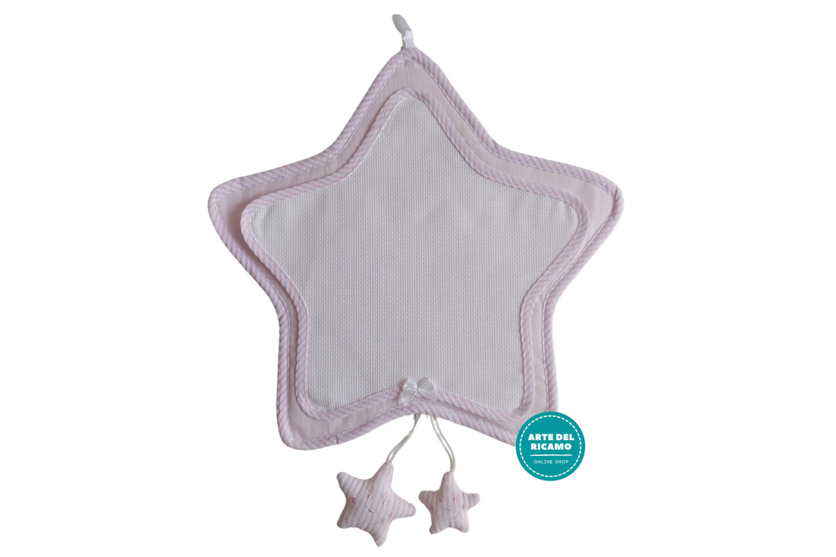 Coccarda per Neonati - Stella Rosa Coccarda per Neonati - Stella Rosa