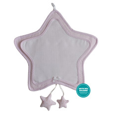 Coccarda per Neonati - Stella Rosa Coccarda per Neonati - Stella Rosa