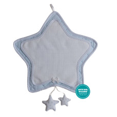 Coccarda per Neonati - Stella Celeste Coccarda per Neonati - Stella Celeste