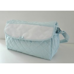 Baby Nursery Bag to Cross Stitch - Light Blue