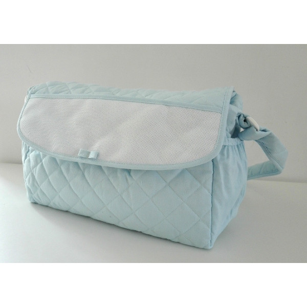 Borsa Nursery da Ricamare - Celeste