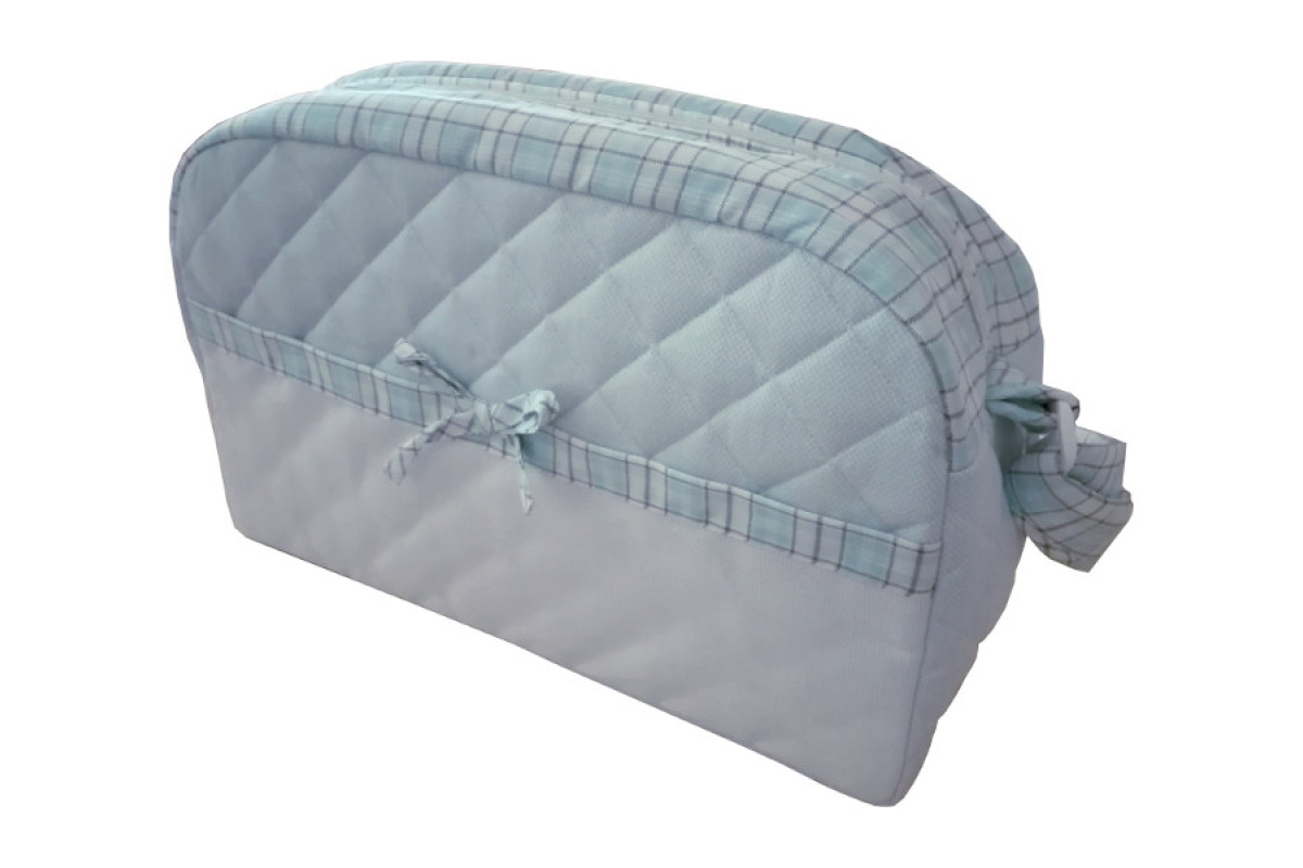 Stitchable Nursery Bag - Light Blue - Scottish Line Stitchable Nursery Bag - Light Blue - Scottish Line