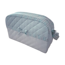 Borsa Mamma da Ricamare - Scozzese - Celeste Borsa Mamma da Ricamare - Scozzese - Celeste