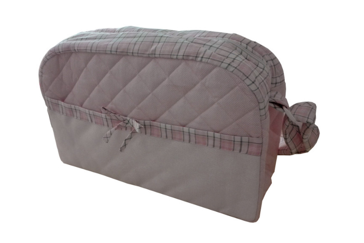 Borsa Mamma da Ricamare - Scozzese - Rosa Borsa Mamma da Ricamare - Scozzese - Rosa