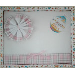 Baby Sheet Set - Scottish Line - Color Pink Baby Sheet Set - Scottish Line - Color Pink