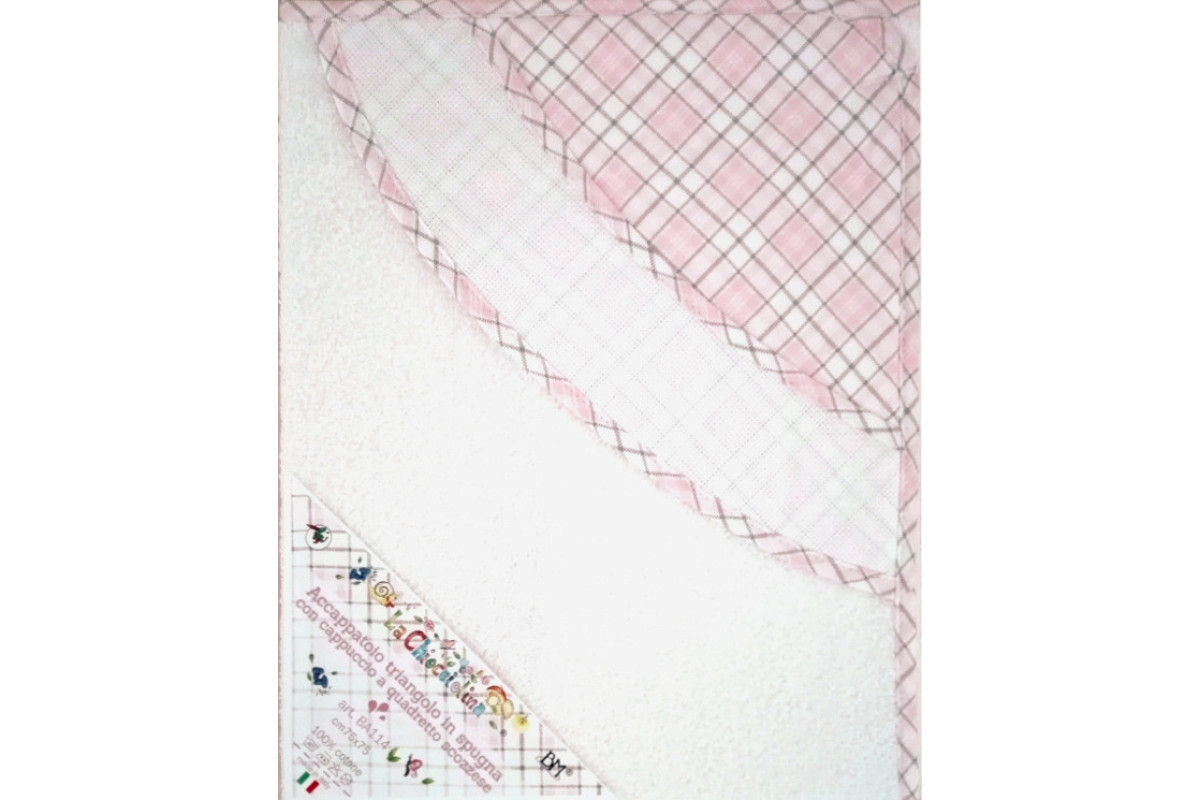 Albornoz de Rizo para Bebè - Escoces Rosa