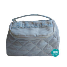 Bolso Accesorios para Bebe con Interior Plastificado - Escoces Azul Bolso Accesorios para Bebe con Interior Plastificado - Escoces Azul