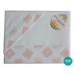 Sábana para Niños Rosa con Motivos Patchwork Sábana para Niños Rosa con Motivos Patchwork