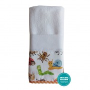 Kindergarden Terry Towel - Natural Insects