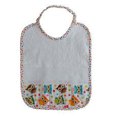 Babero de Rizo para Bebè - Búhos