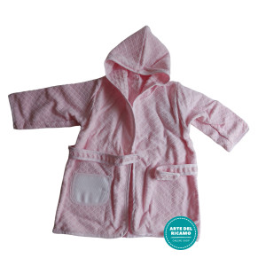 Pink Baby Bathrobe Ready to Stitch