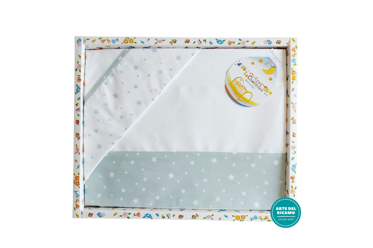 Sábana para Niños Estrellas - Verde Agua Sábana para Niños Estrellas - Verde Agua