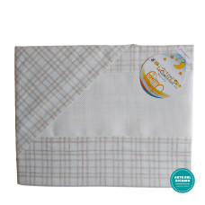 Set Lenzuolino Lettino - Scozzese Tortora