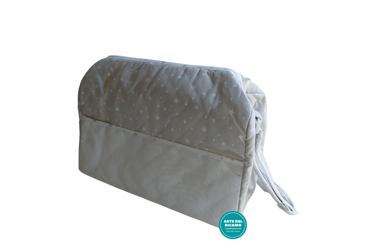 Borsa Nursery da Ricamare Stelline - Tortora