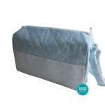 Nursery Bag to Cross Stitch - Light Blue Color with White Stars Nursery Bag to Cross Stitch - Light Blue Color with White Stars