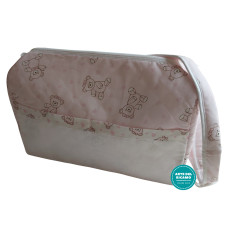 Nursery Bag to Cross Stitch - Pink Color with Teddy Bears Nursery Bag to Cross Stitch - Pink Color with Teddy Bears