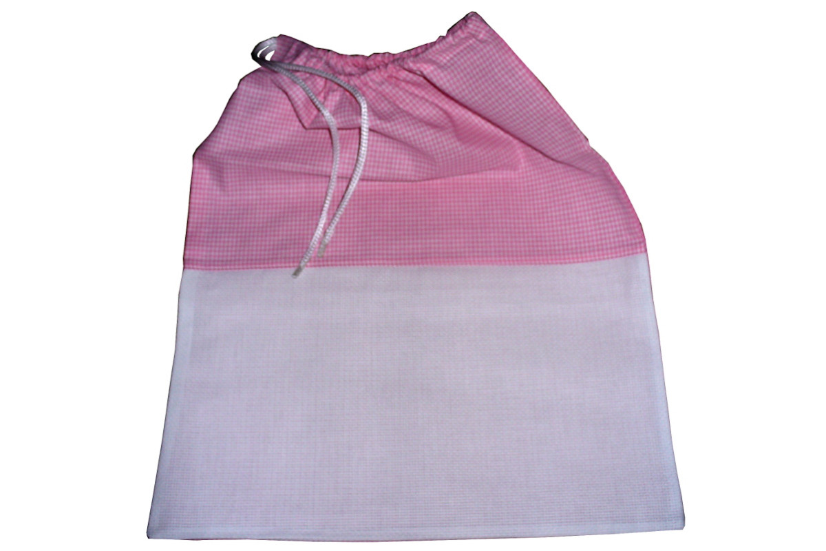 Kindergarden Bag - Ready to Stitch - Pink Squares Kindergarden Bag - Ready to Stitch - Pink Squares