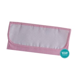 Ready to Stitch Cutlery Holder Bag - Pink Squares