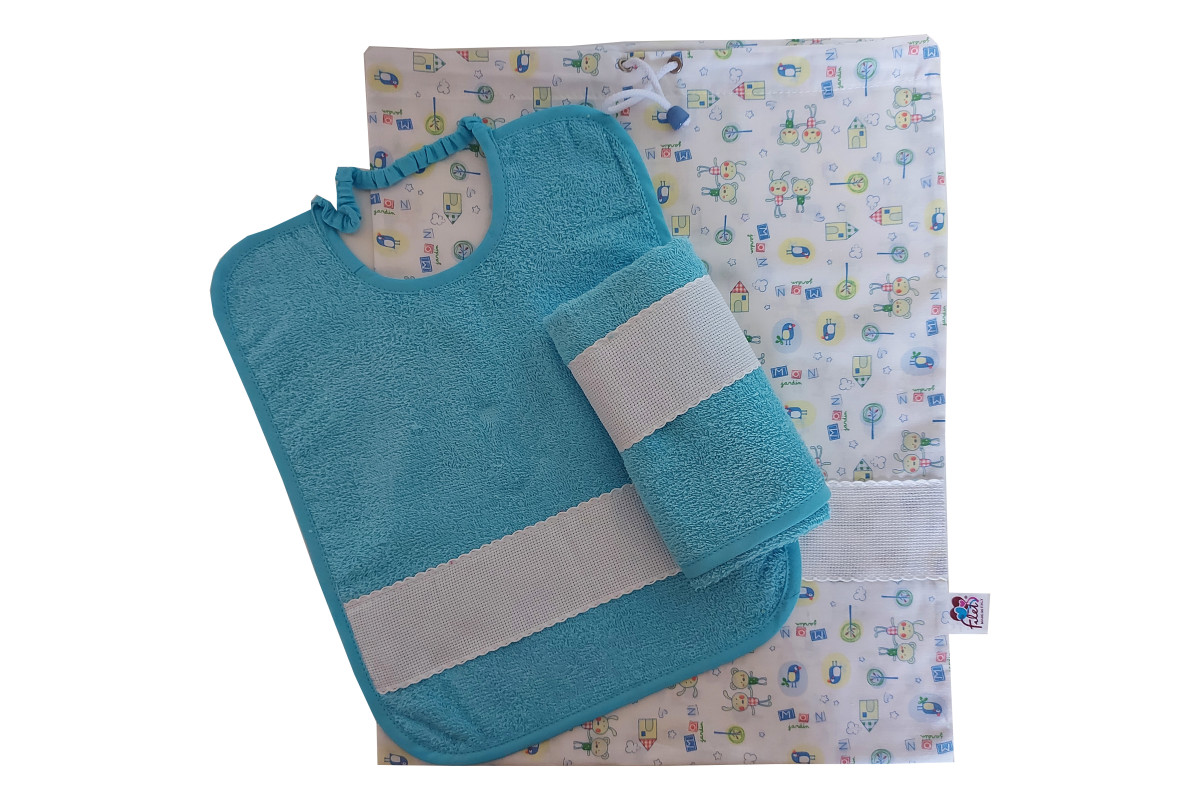Kindergarten Ready to Stitch Friends - Turquoise Kindergarten Ready to Stitch Friends - Turquoise