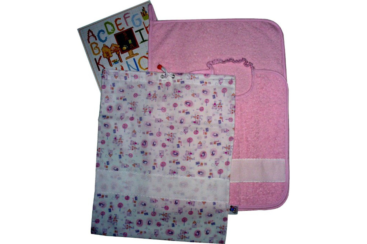 Kindergarten Ready to Stitch Friends - Dark Pink Kindergarten Ready to Stitch Friends - Dark Pink
