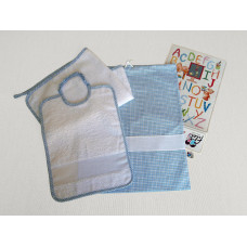 Kindergarten Ready to Stitch - Light Blue Square Kindergarten Ready to Stitch - Light Blue Square