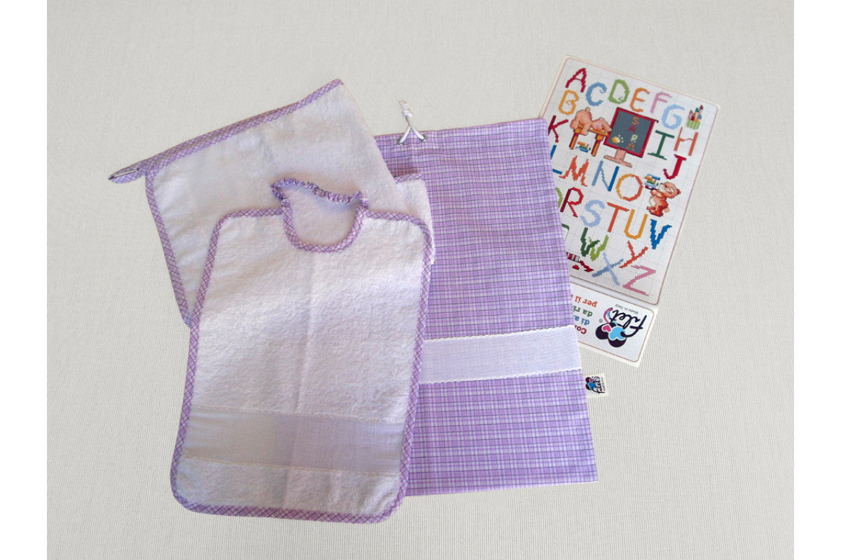 Kindergarten Ready to Stitch - Lilac Square
