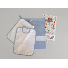Set Asilo Zephir da Ricamare a Punto Croce - Celeste Set Asilo Zephir da Ricamare a Punto Croce - Celeste