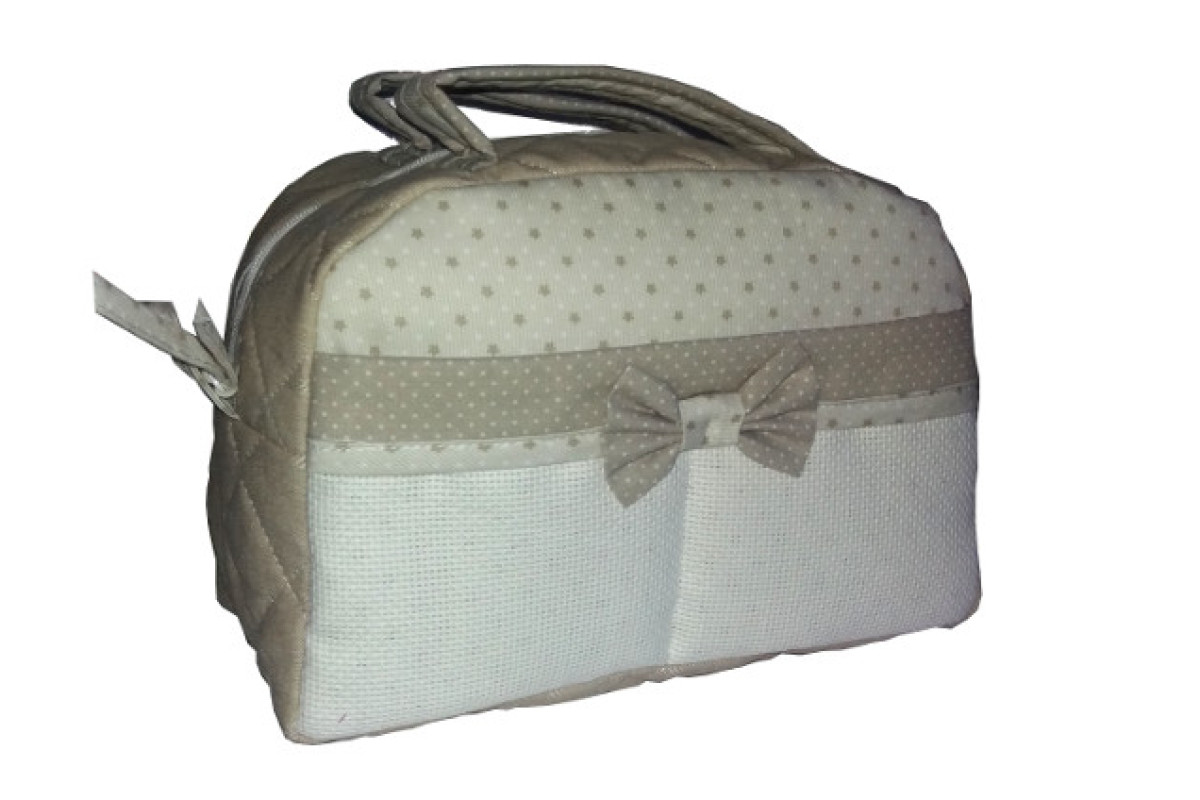 Beauty Case Ready to Stitch Little Stars - Turtledove Beauty Case Ready to Stitch Little Stars - Turtledove
