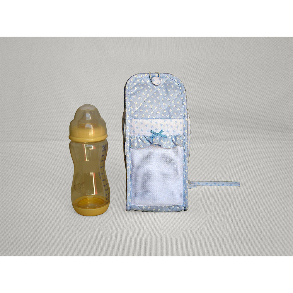 Light Blue Soft Baby Bottle Holder