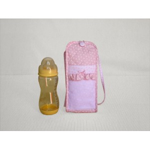Pink Soft Baby Bottle Holder