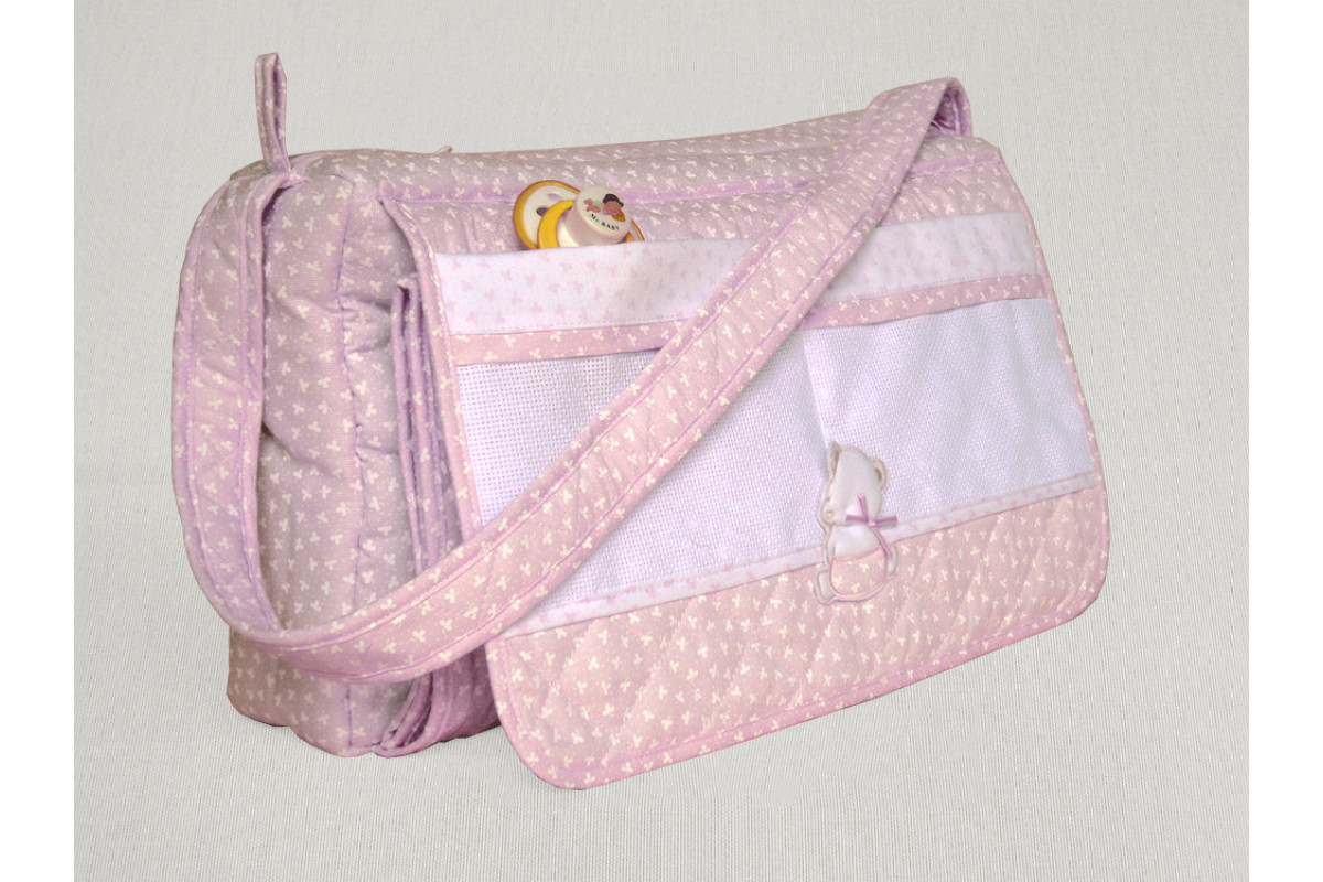Borsa Fasciatoio Nursery Rosa - Il Mio Primo Corredino Borsa Fasciatoio Nursery Rosa - Il Mio Primo Corredino