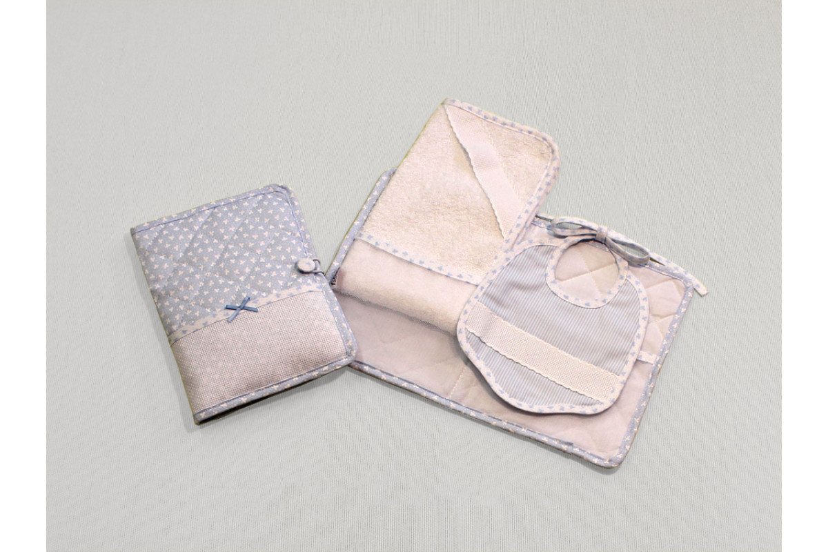 Porta Prendas para Bebé - Celeste Porta Prendas para Bebé - Celeste