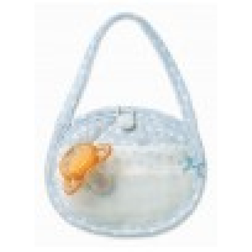 Light Blue Soft Baby Pacifier Bag