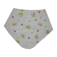 Bandana Baby Bib - Flowers and Bees - Color Pink Bandana Baby Bib - Flowers and Bees - Color Pink