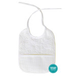 Bavaglino Spugna per Neonato 3 - 6 mesi - Ecru Bavaglino Spugna per Neonato 3 - 6 mesi - Ecru