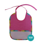 Bavaglino in Spugna Rainbow - Fuxia