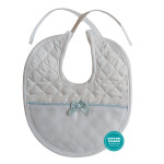 Light Blue Baby Bib - Snow Line Light Blue Baby Bib - Snow Line