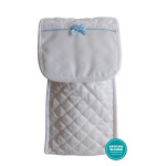 Light Blue Soft Baby Bottle Holder - Snow Line Light Blue Soft Baby Bottle Holder - Snow Line