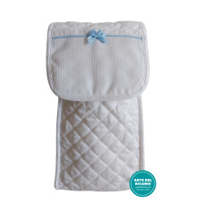 Porta Biberón Para Bordar de Color Celeste - Colección Nieve Porta Biberón Para Bordar de Color Celeste - Colección Nieve
